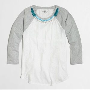 🌸J Crew baseball tee🌸